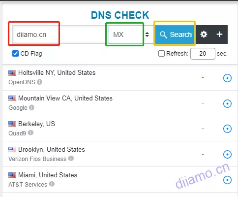 DNS CHECKER