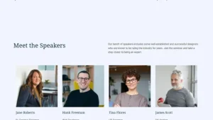 Event Landing Page