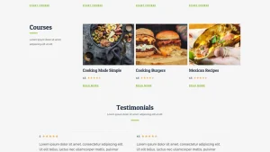 Online Cooking Course