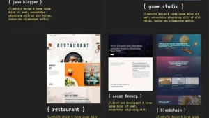 Web Developer Portfolio 网络开发人员作品集