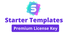 Key激活模板插件Premium Starter Templates出售,单站点
